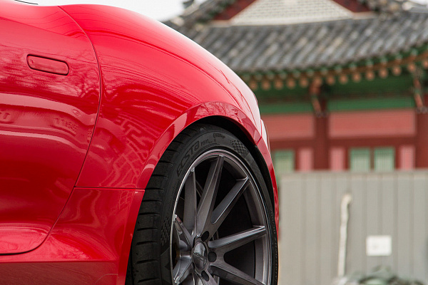 Фото дисков Vossen VFS-1 Глянцевый графит на Jaguar F-Type