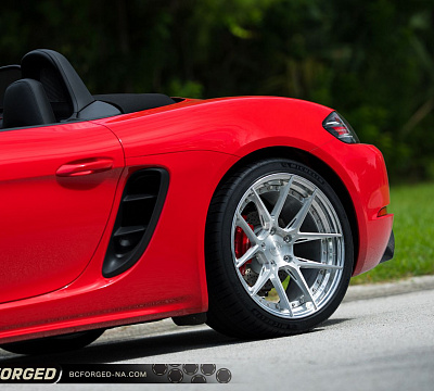 Фото дисков BC Forged HCA381 на Porsche Boxster III