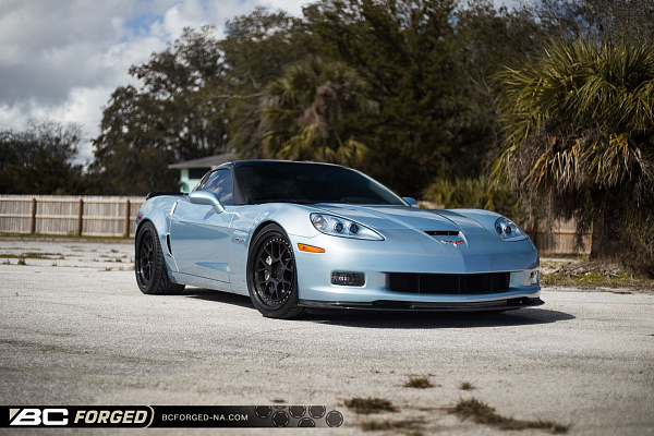 Фото дисков BC Forged LE72 // MLE72 Черный матовый на Chevrolet Corvette C6
