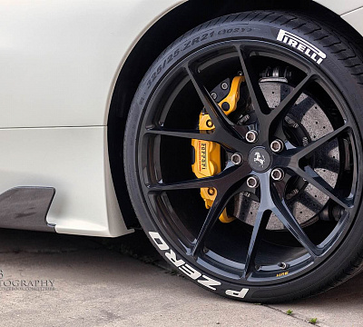 Фото дисков HRE P101 на Ferrari 458