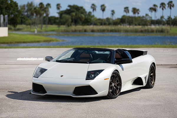 Фото дисков HRE S201H Сатиновая бронза на Lamborghini Murcielago