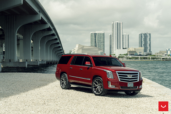 Фото дисков Vossen HF6-4 Матовый графит на Cadillac Escalade IV