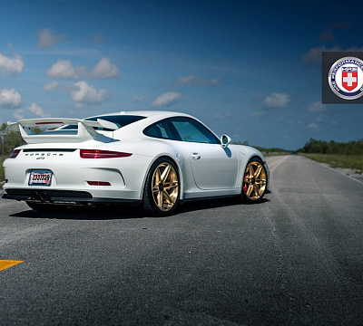 Фото дисков HRE P106 на Porsche 911 VII