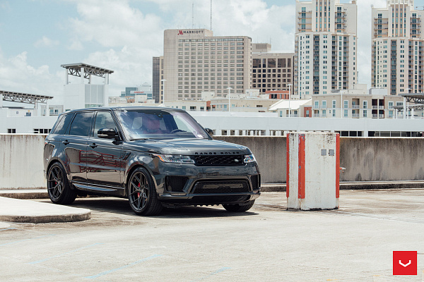 Фото дисков Vossen HF-5 Сатиновый графит на Range Rover Sport II