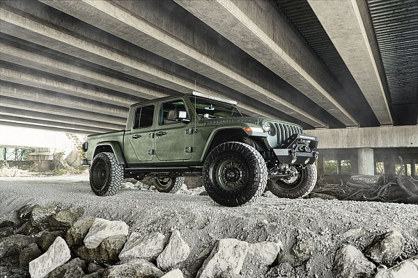 Фото дисков Black Rhino ABRAMS  на Jeep Gladiator II (JT)