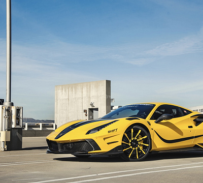 Фото дисков Savini SV50 на Ferrari 488