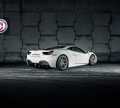 Фото дисков HRE P101 на Ferrari 488