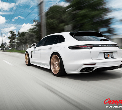 Фото дисков Vossen RS74 на Porsche Panamera II
