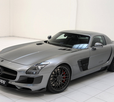 Фото дисков BRABUS Monoblock F (Platinum Edition) на Mercedes-Benz SLS AMG
