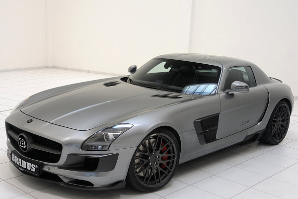 Фото дисков BRABUS Monoblock F (Platinum Edition) Матовый графит на Mercedes-Benz SLS AMG