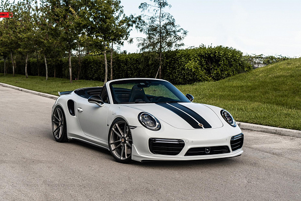 Фото дисков Anrky AN14 Сатиновый тонированный лак на Porsche 911 VII