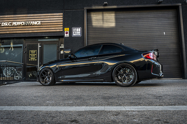 Фото дисков Vossen HF-5 Черный сатин на BMW 2/M2 (F22/F87)