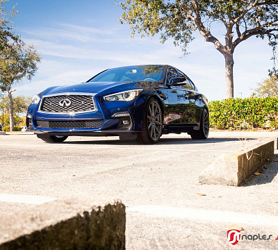 Фото дисков Vossen VFS-10 на Infiniti Q50