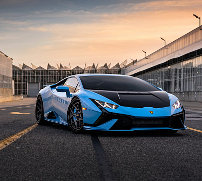 Фото дисков Brixton Forged PF7 на Lamborghini Huracan