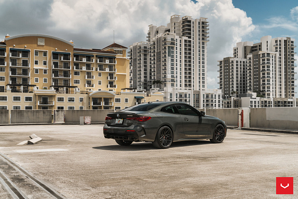 Фото дисков Vossen HF-7 Черный глянец на BMW 4/M4 (G22/G82)
