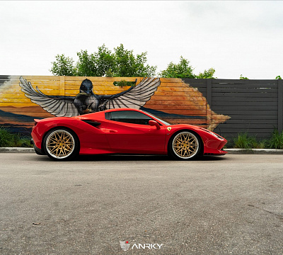 Фото дисков Anrky S3-X1 на Ferrari F8