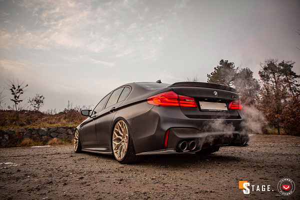 Фото дисков Vossen S17-01 Сатиновая шампань на BMW 5/M5 (G30/F90)