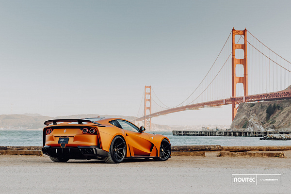 Фото дисков NOVITEC NF10 Черный сатин на Ferrari 812
