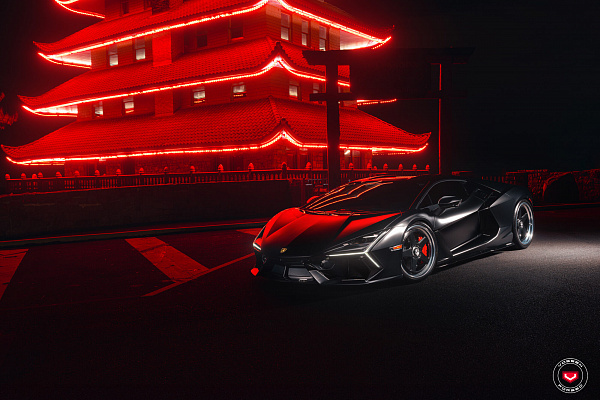 Фото дисков Vossen GEN-01 (3-Piece) Черный сатин на Lamborghini Revuelto
