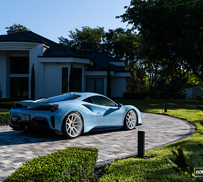 Фото дисков NOVITEC NF10 на Ferrari 488