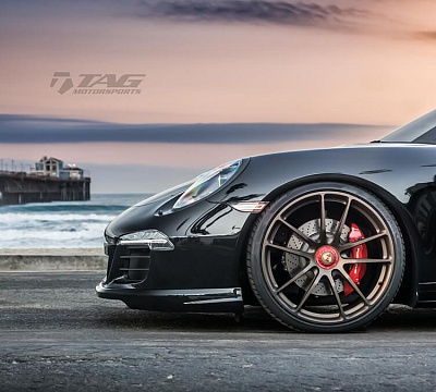 Фото дисков HRE P104 на Porsche 911 VII