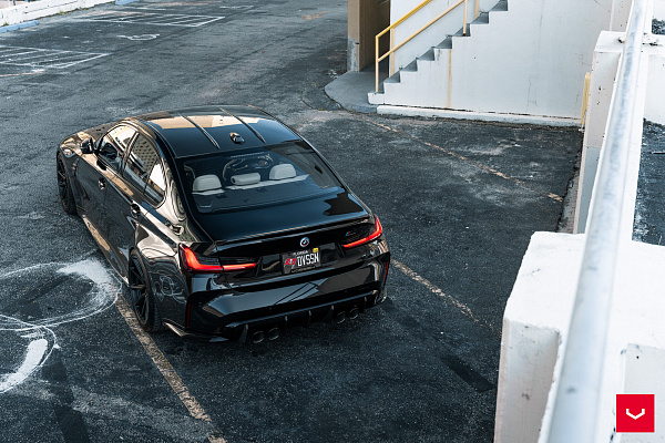 Фото дисков Vossen HF-3 Черный сатин на BMW 4/M4 (G22/G82)