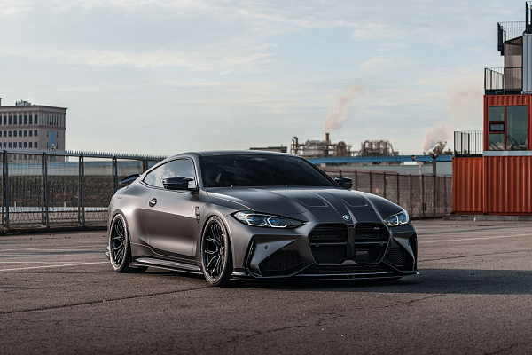 Фото дисков Brixton Forged CM5-RS Черный сатин на BMW 4/M4 (G22/G82)