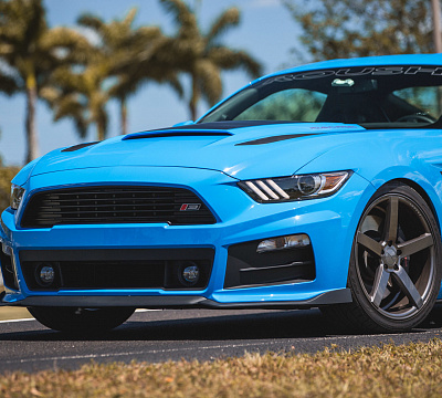 Фото дисков Vossen CV3 на Ford Mustang VI