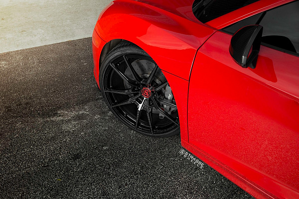 Фото дисков Strasse Wheels SV1 Deep Concave Monoblock Другой цвет на Audi R8 (4S)
