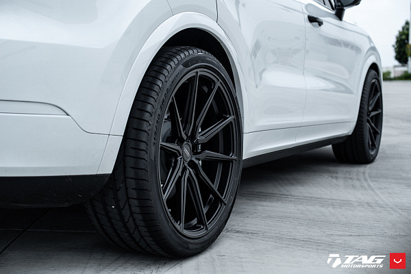 Фото дисков Vossen HF-3 Черный сатин на Porsche Cayenne III