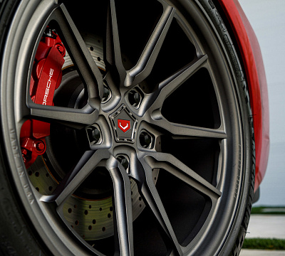 Фото дисков Vossen ML-X2 на Porsche Cayman II