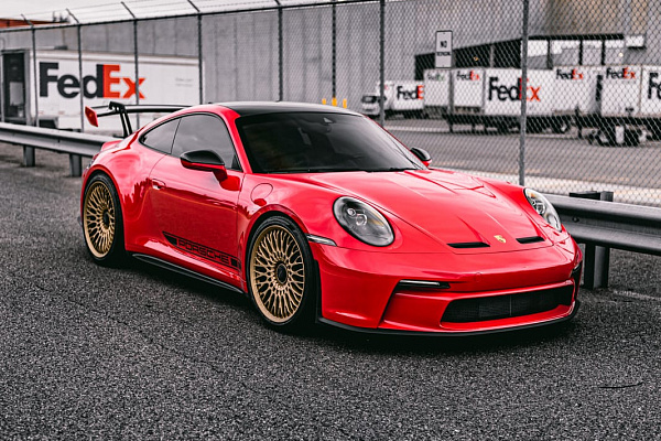 Фото дисков Brixton Forged TR20 Сатиновое темное золото на Porsche 911 VIII