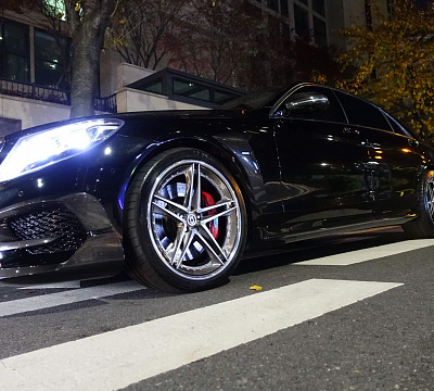 Фото дисков HRE S207 на Mercedes-Benz S-Class (W222, C217)