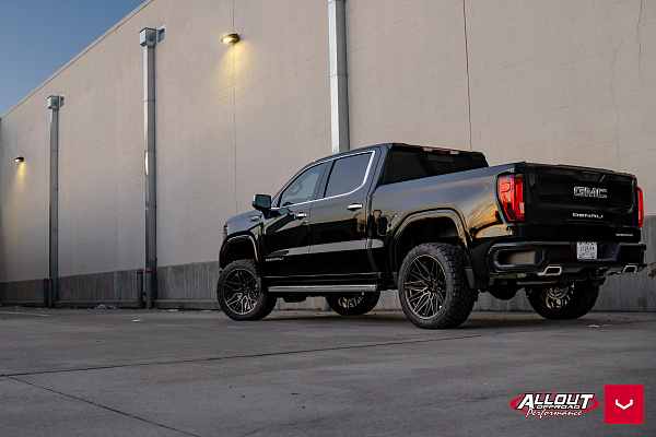 Фото дисков Vossen HF6-5 Черный глянец на GMC Sierra IV