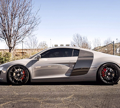 Фото дисков HRE P101 на Audi R8 (Typ 42)
