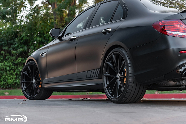 Фото дисков HRE P204 Черный сатин на Mercedes-Benz E-Class (W213, S213, C238)