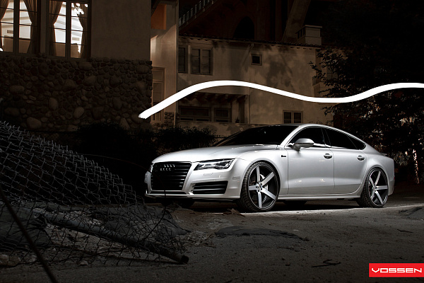 Фото дисков Vossen CV3 Алмазная проточка на Audi A/RS 7 (4G)