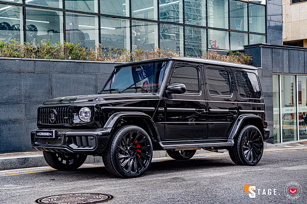 Фото дисков Vossen UV-3 Черный сатин на Mercedes-Benz G-Class III