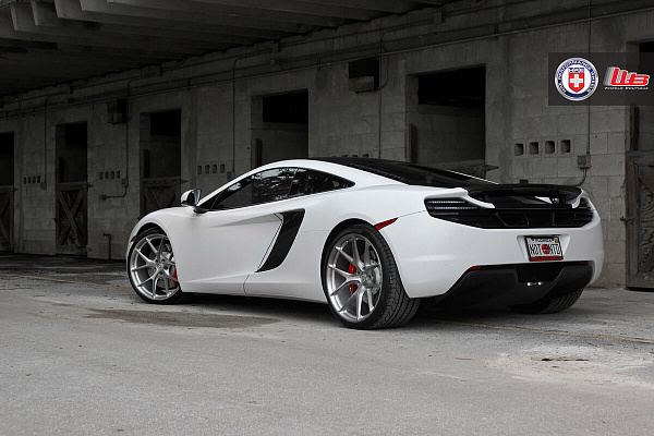 Фото дисков HRE P101 Сатиновый тонированный лак на McLaren 12C