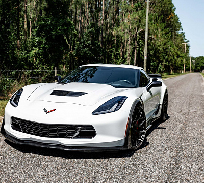 Фото дисков Vossen HF-2 на Chevrolet Corvette C7