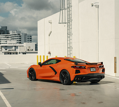 Фото дисков Vossen EVO-5 на Chevrolet Corvette C8