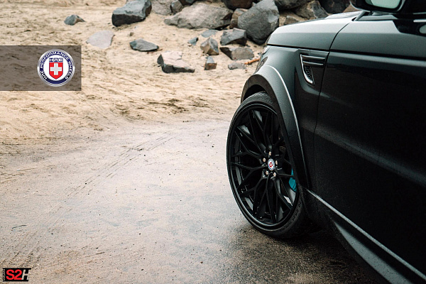 Фото дисков HRE S200H Черный сатин на Range Rover Sport II