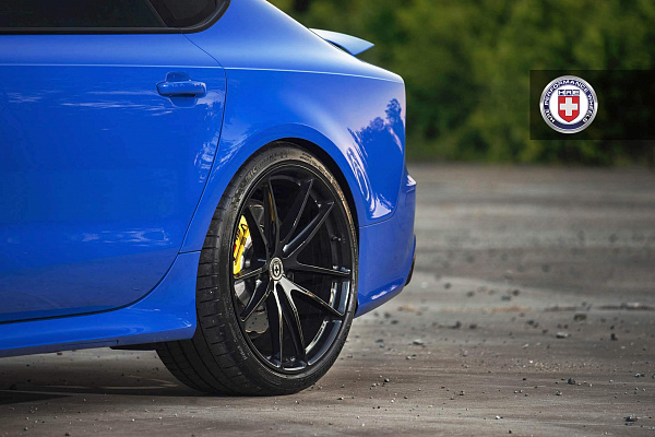 Фото дисков HRE P104 Черный глянец на Audi A/RS 7 (4G)