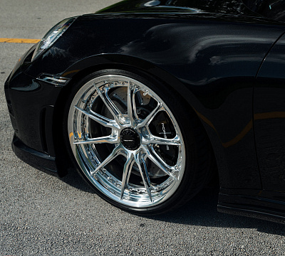 Фото дисков HRE S104SC на Porsche 911 VIII