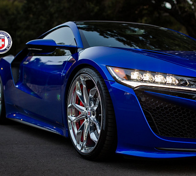 Фото дисков HRE P201 на Acura NSX II