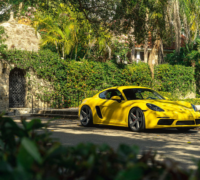 Фото дисков Vossen CG-210 на Porsche Cayman III