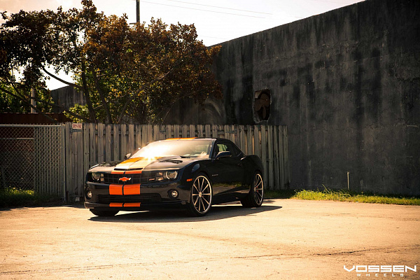 Фото дисков Vossen CV1 Алмазная проточка на Chevrolet Camaro V