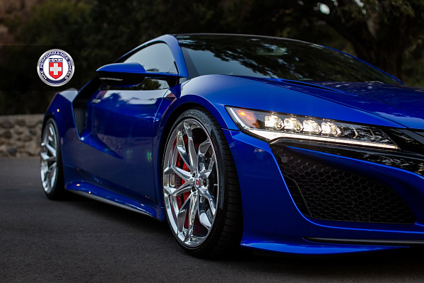 Фото дисков HRE P201 Полированный лак на Acura NSX II