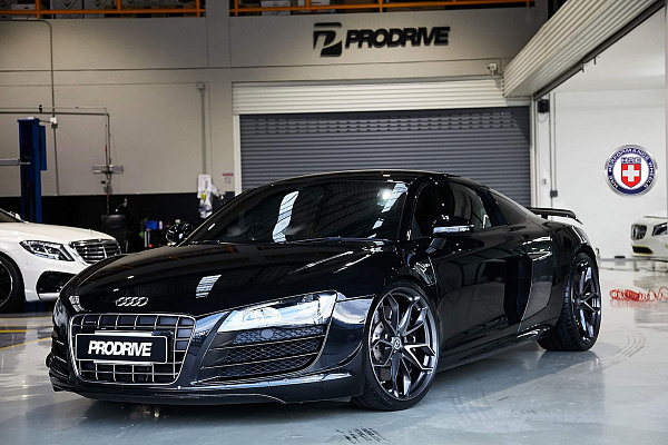 Фото дисков HRE P201 Алмазная проточка на Audi R8 (Typ 42)