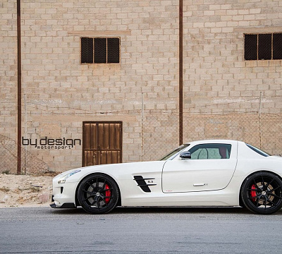 Фото дисков HRE P101 на Mercedes-Benz SLS AMG